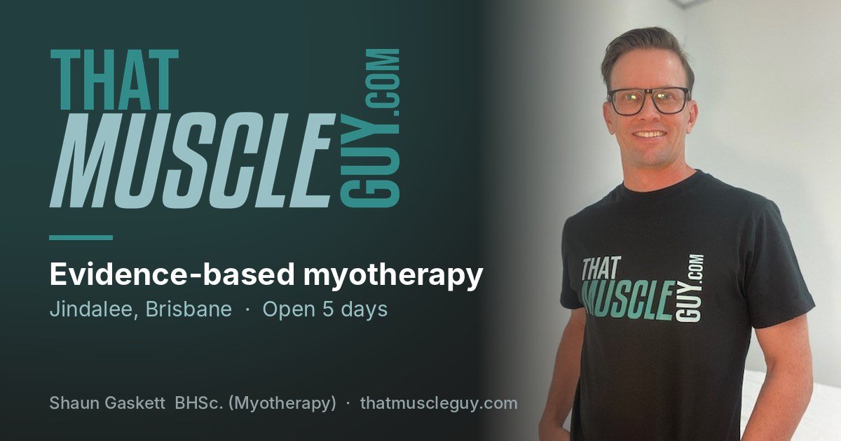Chronic Muscle Tension Treatment Brisbane | That Muscle Guy